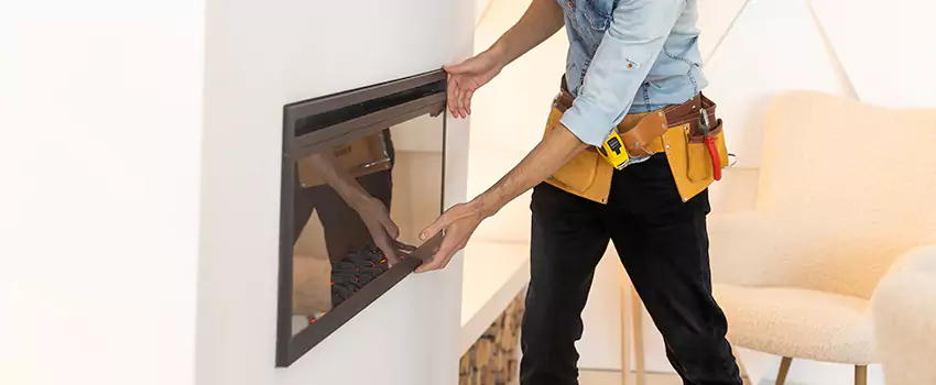 Metal Fireplace Installation in South Ogden, Utah